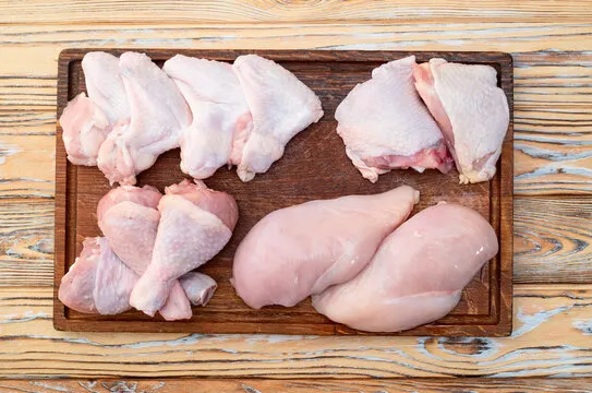 Raw chicken cuts